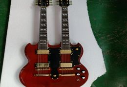Red double electric guitar SG electric guitar012345676586495