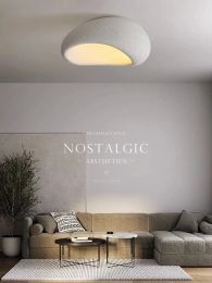 Nordic minimalistyczne lampy sufitowe Wabi Sabi Lampy sufitowe żyrandol w stylu salonu LED LED Lampe Lampa Techo Lampa sufitowa