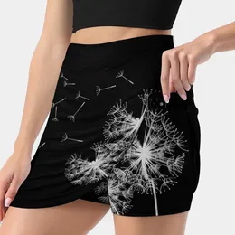 Skirts Pusteblumen-Dandelions Women's Skirt Sport Skort With Pocket Fashion Korean Style 4Xl Pusteblumen Dandelions