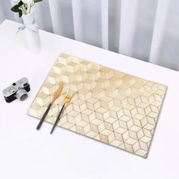 Table Mats Heat-resistant Placemat Non-slip Dining Set Easy To Clean Kitchen Scratch-resistant For Home