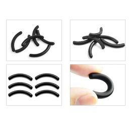 10/20/30/50pcs/set Black High Elastic Refill Silicone Durable Universal Eyelashes Curler Replacement Pads Cosmetic Makeup Tools