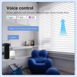 Tuya WiFi Roller Blinds Switch Smart Curtain Switch for Motor Rolling Shutter Doors Smart Life APP Control Alexa Google Home