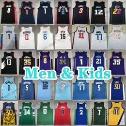 Men kids Basketball Jerseys Clarkson VanVleet Young 1 Russell Edwards 4 Rose Green 77 Doncic 5 Murray Fox 30 Curry 23 james Stephen 0 Jayson Tatum 5 Murray Embiid Durant