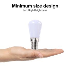 5/1Pcs LED Refrigerator Light Bulbs Mini E14/E12 Replacement Halogen Screw Bulbs For Kitchen Bedroom Sewing Machine Night Light