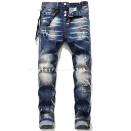 Men's Jeans Hole Patch Jeans Men's Badge Decor Maple Leaf 2024 Stretch Jeans Men's Bad Friend Jeans Badfriend Jeans Bag Jeans Baggy Black Jeans Baggy Blue Jeans