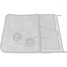 Storage Bags Baby Shower Wall Hanging Mesh 4 Pockets Organizer Save Space Large Capacity Easy Install Practical Bathtub Bath Toy Bag