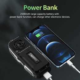 SERVO 3 SIM Card 3 Standby Mobile Phone Power Bank High Tone Speaker Magic Voice Auto Record Call Flashlight FM Radio Cellphone