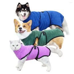 Dog Apparel Pet It Cross-border Bathrobe Amazon Absorbent Clothing Microfiber Manufacturers