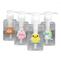 Storage Bottles 100ml Cartoon Pattern Refillable Perfumes Bottle Empty Cosmetic Spraying Dropship