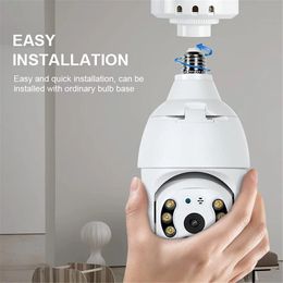 4MP E27 0.8inch Bulb Lamp Camera Wifi PTZ Waterproof 4X Digital Zoom 2.4G 5G Indoor Outdoor Security PROY Alexa Google Home1. for 4MP E27 Bulb Camera