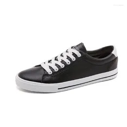 Casual Shoes Men's Simple All-Match Ulzzang Low-Top Flat Trendy Student Leather Canvas