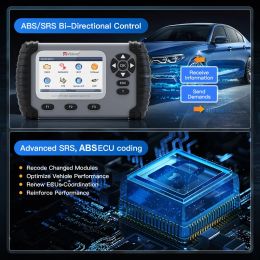 VidentIauto702Pro Automotive Scanner SAS ABS ECUコーディング39リセットプロフェッショナル自動車診断ツールOBD2スキャナー無料アップデート