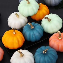 Decorative Flowers Halloween Simulation Mini Pumpkin Artificial Fruit Vegetables Model Thanksgiving Party Decor For Home DIY Crafts