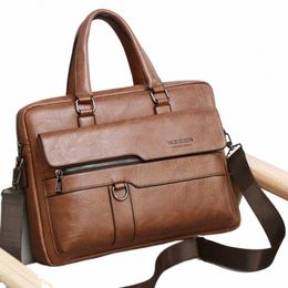 travel Laptop Bag for Men Large Genuine Leather Handbag Male Busin Briefcase Fi Real Cowhide Computer Shoulder Bag A8mV#