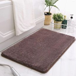 Bath Mats Absorbent Carpet Bathroom Anti-skid Floor Mat Water-absorbtion Bathtub Home Decoration