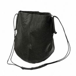 soft sheep skin Bag Women's leather new luxury Tote bag One shoulder cross-body black weekend vacati shop bag d0A2#