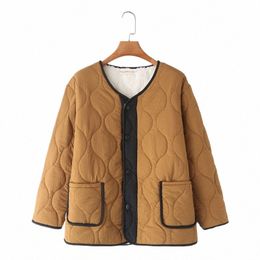 o-neck Block Colour Thick Fleece Parkas Women Winter 2023 Plus Size Casual Clothing Padded Coat Thermal Wadded Jacket F31 8471 k8PQ#