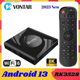 Set Top Box New TV box Android 13 quad core RK3528 Android 13.0 TVBOX video decoding 4K 60f Wifi6 BT5.0 set-top box 8K media player Q240330