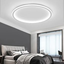 LED tak ljuskrona nordiska enkla runda taklampor levande matsal sovrum korridor hem inomhus nordiska lampor belysning
