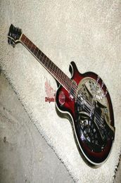 New custom Dobro guitar Resonator Red Custom Shop Electric Guitar New Arrival Whole Guitars 2843535