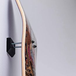 Skateboard Wall Mount Deck Display Luxury Skateboard Storage Holder Rack Collect Long Board Deck Wall Rack