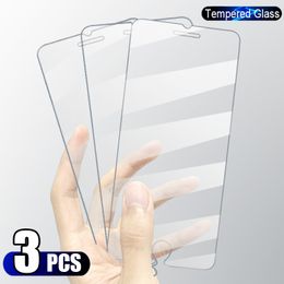 3PCS Full Cover Tempered Glass On the For iPhone 7 8 6 Plus 14 Screen Protector On iPhone X XR XS MAX SE 11 12 13 14 Pro Glass