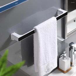 Hooks Suction Cup Towel Rack Wall Mounted Hanger Punch-free Bathroom Rags Holder Organiser Kitchen Accessories