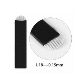 New 0.15mm Ultra Nano U Shape Microblading Needle Blades EO Sterile Blister Packing 50pcs