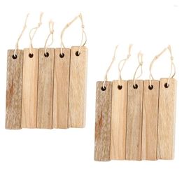 Storage Boxes 10 Pcs Clothes Blocks Wood Strips Closet Blank