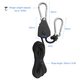 4/6/8/10/12/14/16pcs Pulley Ratchets Kayak and Canoe Boat Bow Stern Rope Lock Tie Down Strap 2M Heavy Duty Adjustable Rope