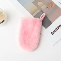 1/5PCS 12 Colours Makeup Remover Cleansing Gloves Reusable Microfiber Face Care Towel Cosmetic Puff Beauty Makeup Tool