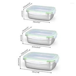 Dinnerware 67JE Stainless Steel Thermal Insulated Lunch Box Bento Container Crisper