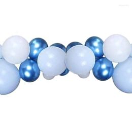 Party Decoration 85Pcs Blue White Sier Metal Balloon Garland Arch Event Baby Shower Birthday Decor Drop Delivery Home Garden Festive S Dhmnc