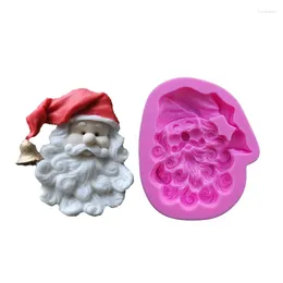 Baking Moulds Christmas Santa Mould Cake Decorating Tools Silicone Moud Fondant Craft Moulds DIY Candy Chocolate