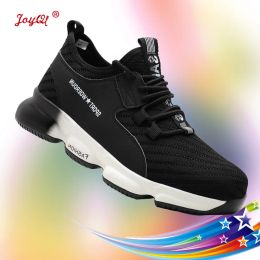 Boots Men Safety Shoes Women Work Sneakers Steel Toe Cap Anticollision Fashion Casual Ultralight Plus Size 3745 Joy216