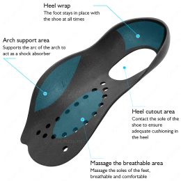 For XO-Legs Plantar Pro Insole Orthopedic Flat Feet Heel Pain Arch Support For Man Woman Shoe Insoles Sole Insert Over Pronation