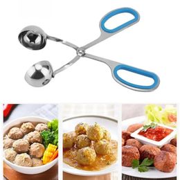 clephan NEW 304 Stainless Steel Sand Meatball Maker Food Clip Stuffing Meatballs DIY Fish Egg Ball Hine Kitchen Tools