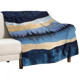 Blankets Midnight Lake Throw Blanket Sofas Of Decoration Bed Linens Plaid