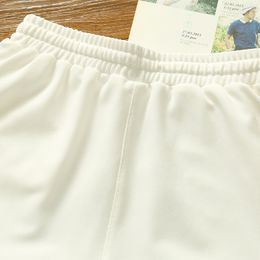 Повседневные шорты мужчины полиэстер бег спортивные бейсбольные шорты мужская летняя эластичная талия свободные сплошные брюки с брушками Бермудские острова Новые