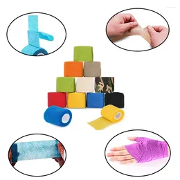 Window Stickers Disposable Tattoo Bandage Sport Wrap Tape Anti Slip Self Adhesive Elastic Handle Permanent Makeup Supplies