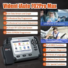 2024 Vidente IAUTO702Pro Max é um atualizado de ferramentas de diagnóstico de carro de carro IAUTO702Pro.