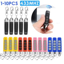 1-10pcs 433MHz Car Key Garage Door Gate Opener Remote Control Duplicator 433.92Mhz Receiver Module RF Transmitter