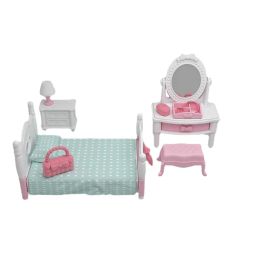 Original Mini DollHouse Accessories And Furniture Miniature Items Family Toys Bedroom Bathroom Kitchen Toys For Girls Boy