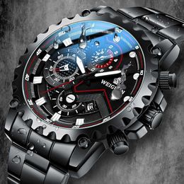 New mens automatic waterproof luminous calendar watch trend Korean quartz watch Tiktok