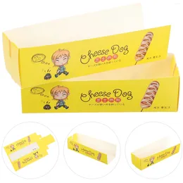 Storage Bottles 100 Pcs Dogs Food Containers -dogs Snack Wrapping Paperboard Tray Disposable Little Boy