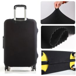 Travel Elastic LuggageSuitcase Protective Cover Solid Colour Luggage Case Dust Cover Apply 18-28 Suitcase Dust Cover