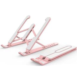 Tablet Pc Stands Portable Laptops Stand Foldable Support Base Notebook For Book Pro Lapdesk Computer Laptop Holder Cooling Pad Drop De Otg8G