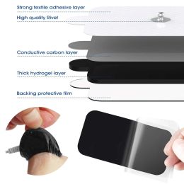 Physiotherapy Tens Machine Electrode Patches Massage Body EMS Acupuncture Muscle Stimulator Pad Conductive Gel Therapeutic Pulse