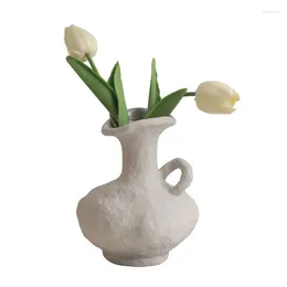 Vases Ceramic Pots For Plants Home Decorations Flower Vase Burning Silent Style Soft Decoration Model Table Ce