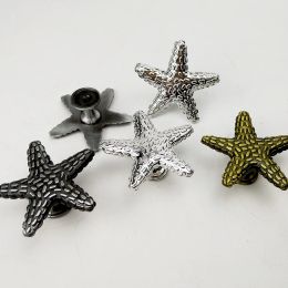 Antique Sea Star Cabinet And Drawer Pulls Ocean Style Handles Furniture Wardrobe Knobs Cupboard Drawer Shoes Cabinet Pulls